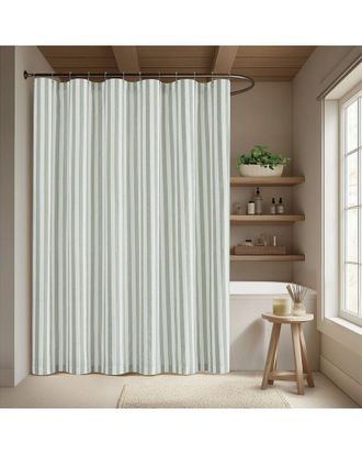 Brooklyn Loom Levi Stripe Shower Curtain