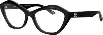 Balenciaga Stijlvolle Optische Bril Bb 0341O - Dames - Brillen - Zwart - 56 MM - Accessoires