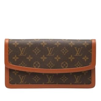 Louis Vuitton Pre-owned Clutches, female, Brown, Size: ONE SIZE Pre-owned Pochette Dame PM