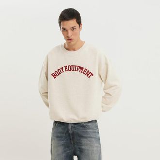 1989 STUDIO White Body Equipment crew neck sweatshirt
