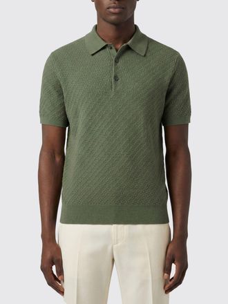 Brioni Polo in maglia di cotone e seta Brioni