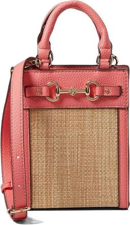 Anne Klein Womens Anne Klein Mini N/S Bag Coral Adjustable Crossbody Strap Handbag ASM62