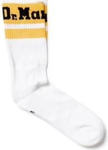 Dr. Martens Socks, male, White, Size: ONE SIZE Crew Socks with Stripe