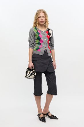 Ganni Bou Bag Mini in Black/Egret Womens