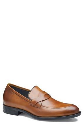 Johnston & Murphy Flynch Braided Strap Loafer in Tan Italian Calfskin at Nordstrom Rack, Size 11
