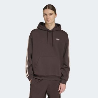 adidas Kapuzensweatshirt ADIDAS ORIGINALS ADICOLOR CLASSICS 3-STREIFEN HOODIE, Herren, Gr. XXL, aurora coffee, Obermaterial: 70% Baumwolle, 30% Polyester, an