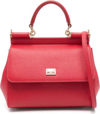 Dolce & Gabbana Borsa tote in pelle - Rosso
