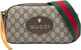 Gucci Pre-owned Neo Vintage - Dames - Vintage Schoudertas - Beige - ONE Size - Leer - Vintage