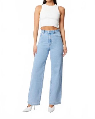 Abrand High & Wide Kendall Jeans In Light Vintage Blue