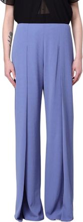 Emporio Armani High Waisted Back Zip Palazzo Trousers