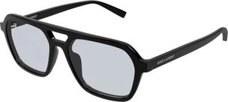 Saint Laurent SL 905 Zonnebril - Heren - Zonnebrillen - Zwart - 57 MM - Accessoires
