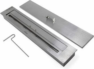 Purline Bloque De Combusti&oacute;n Tama&ntilde;o Medio Con Fibra Cer&aacute;mica Y Regulador De Llama Plata