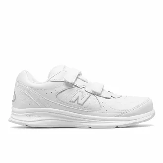 New Balance Mens Walking 577 Hook And Loop Walking Shoes In White