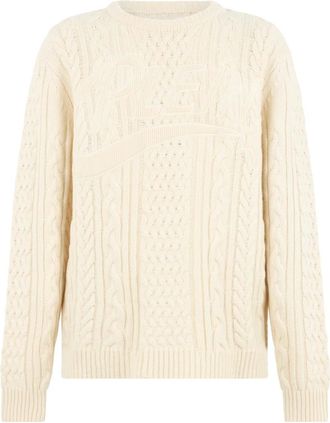 Philipp Plein Truien & Vesten, Heren, Beige, S, Wol, Pullover Round Neck LS Love