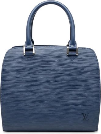 Louis Vuitton Borsa a mano Pont Neuf in pelle &Eacute;pi 2004 - Blu