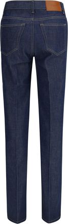 Chlo&eacute; Womens Four-Pocket Jeans Truly Navy Cotton