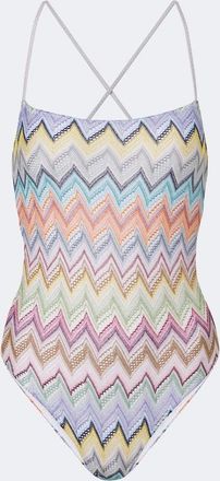 Missoni Zigzag lam&eacute; swimsuit