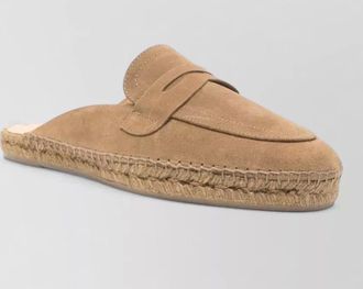Castaner nando loafer espadrille sole penny strap