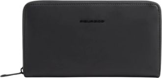 Piquadro Waterdichte Clutch met RFID-bescherming - Heren - Portefeuilles - Zwart - ONE Size - Polyester - Accessoires