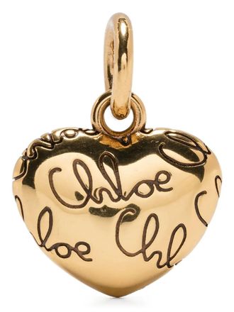 Chlo&eacute; heart-shaped necklace - women - Brass - One Size - Gold