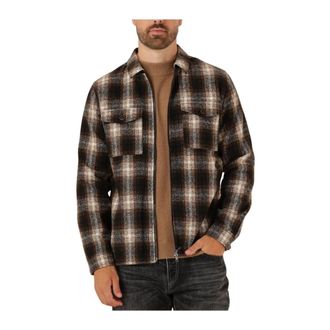 Anerkjendt Beige Wol Overshirt voor Mannen - Heren - Zomerjassen - Bruin - M - Wol - Jassen