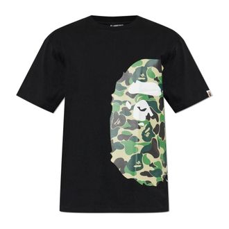 A Bathing Ape T-Shirts, male, Black, Size: 2XL T-shirt with logo