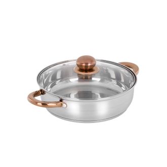 KASANOVA Tegame 24 cm acciaio inox Meravigliosa con coperchio