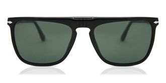 Persol PO3225S Polarized 95/58 Mens Sunglasses Black Size 56