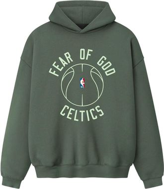 Fear of God x NBA X Barkley Hendricks 90s Hoodie Balsam Green 192BH266907F