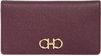 Ferragamo Gancio Continental Wallet in Plum at Nordstrom