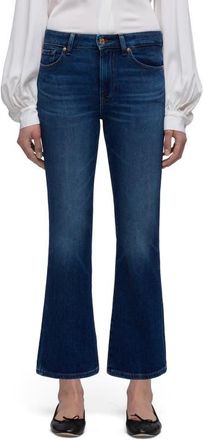 7 For All Mankind Crop Bootcut Jeans in Current at Nordstrom, Size 32