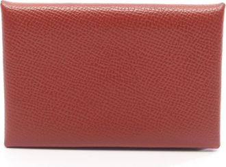 Herm&egrave;s Bordeaux Epsom Leather Coin Purse/Coin Case (Pre-Owned)