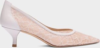 Stuart Weitzman 50mm Stuart Power Lace Pumps