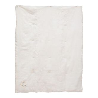Atmosphera Trapunta Lili In Garza Di Cotone 100x140cm Bianco - Atmosphera Cr&eacute;ateur DInt&eacute;rieur