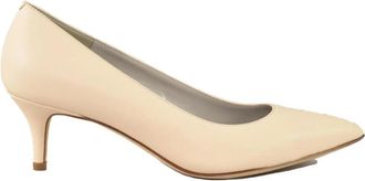 A.Testoni Leren Schoenen - 100% Leren Zool - Dames - Pumps - Beige - 35 EU - Leer - Schoenen