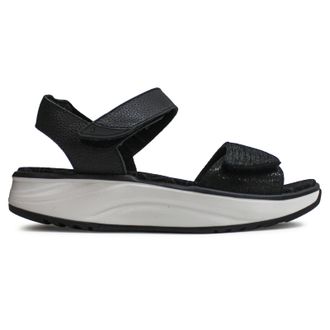 Joya Flores Leather Womens Comfort Sandals - Black - Size:UK 6.5