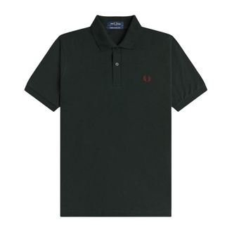 Fred Perry Hombre, Camisetas, Verde, Talla: 3XS