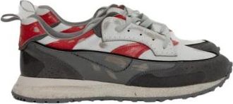 Hidnander Threedome Sneakers - Heren - Sneakers - Wit - 44 EU - Leer - Schoenen