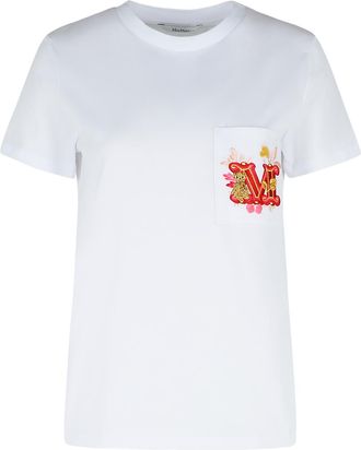 Max Mara nunzio White Cotton T-shirt