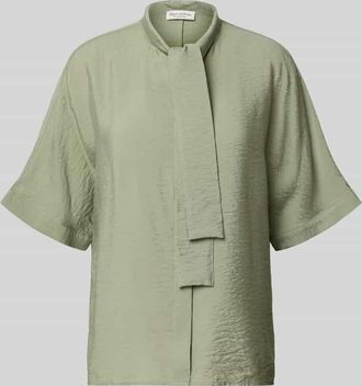 Marc O'Polo Relaxed Fit Schluppenbluse aus Viskose-Mix in Hellgruen, Gr&ouml;&szlig;e 34