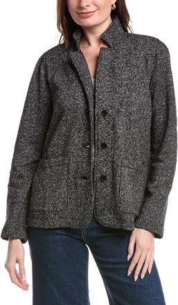 Eileen Fisher Eileen Fisher Stand Collar Jacket