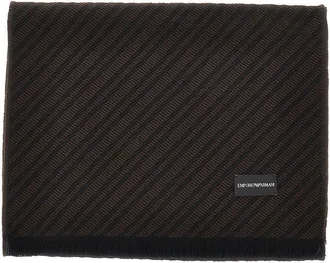 Emporio Armani Jacquard viscose blend scarf Man One Size