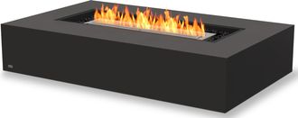 EcoSmart Fire Bio-Ethanol Feuertisch Wharf 65 - Graphit