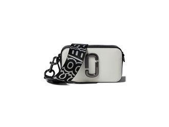 Marc Jacobs The Bicolor Snapshot Womens Handbags Black/White, Leather/Polyurethane