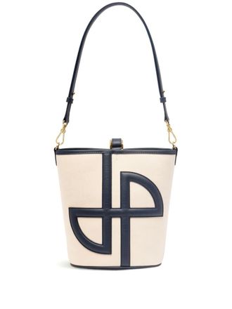 Patou Jp Bucket Bag Canvas Mm