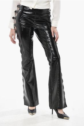 Courr&egrave;ges Eco-Patent Trousers with Lace-Up Sides size 42