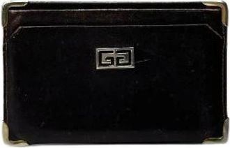 Givenchy Tweedehands leren portemonnees - Dames - Vintage Accessoires - Bruin - ONE Size - Vintage