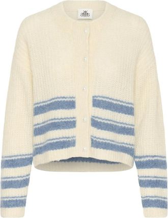 Karen by Simonsen Cardigan - Dames - Vesten - Beige - XS - Truien & Vesten