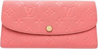 Louis Vuitton Pre-owned Wallets, female, Pink, Size: ONE SIZE Pre-owned Emilie