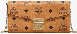 MCM Tracy Crossbody Wallet In Visetos